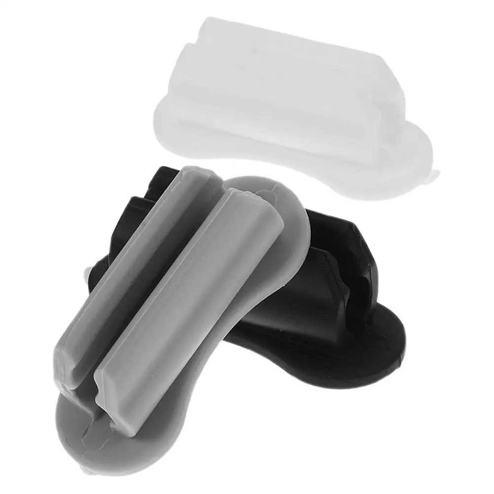 

3PCS Self Adhesive Pen Holder Desk Pencil Kids Student Construction Office ganizer Dual Slot Silicone Wall Car Monitor