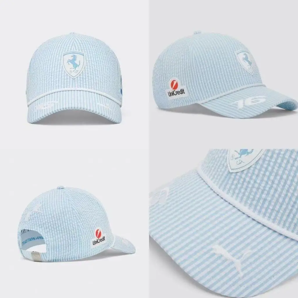 2025 F1 Ferrari Racing Hat Gorras de béisbol Sombreros para el sol Sombreros bordados para Ferrari F430 Stradale 458 488 599 612 F12 Charles Leclerc