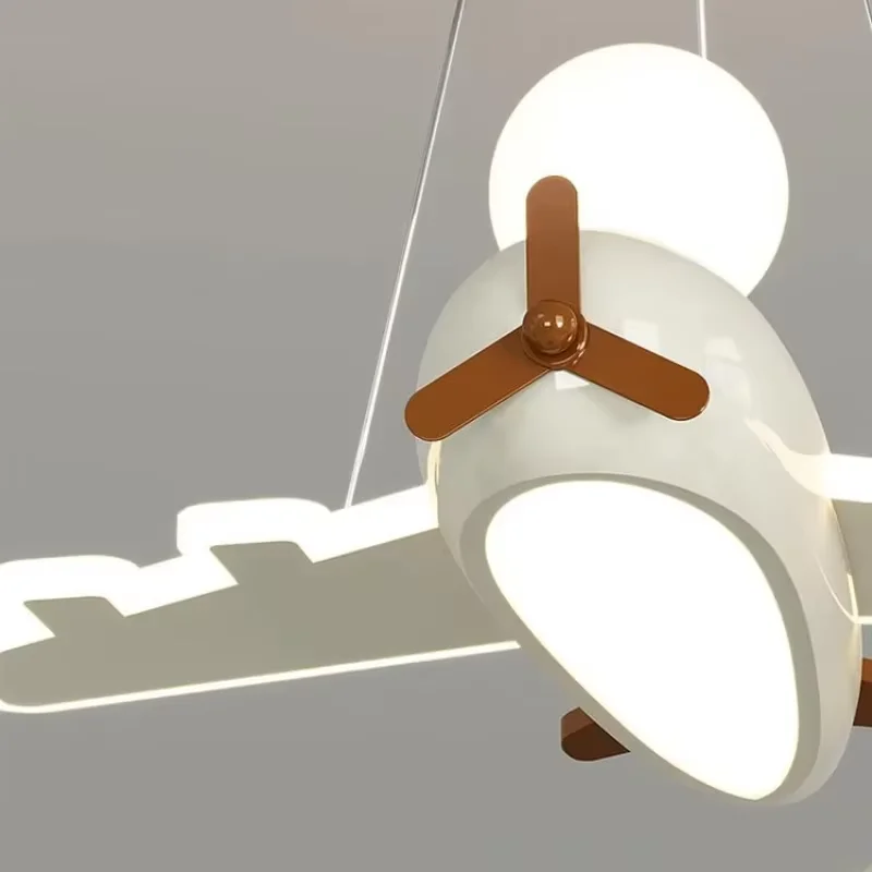 Flugzeug Deckenleuchte Cartoon Kinder Deckenleuchte Kreatives Design Led Weiß Lampe Wohnzimmer Esszimmer Baby Kinderzimmer Zimmer Dekor Lampe – Detail 18