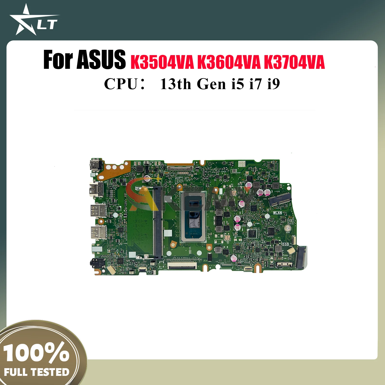 

X1505VA Laptop Motherboard For ASUS VivoBook K3504ZA K3604VA K3604ZA K3504VA X1505V K3704VA X1505VA Mainboard 13th Gen i5 i7 i9