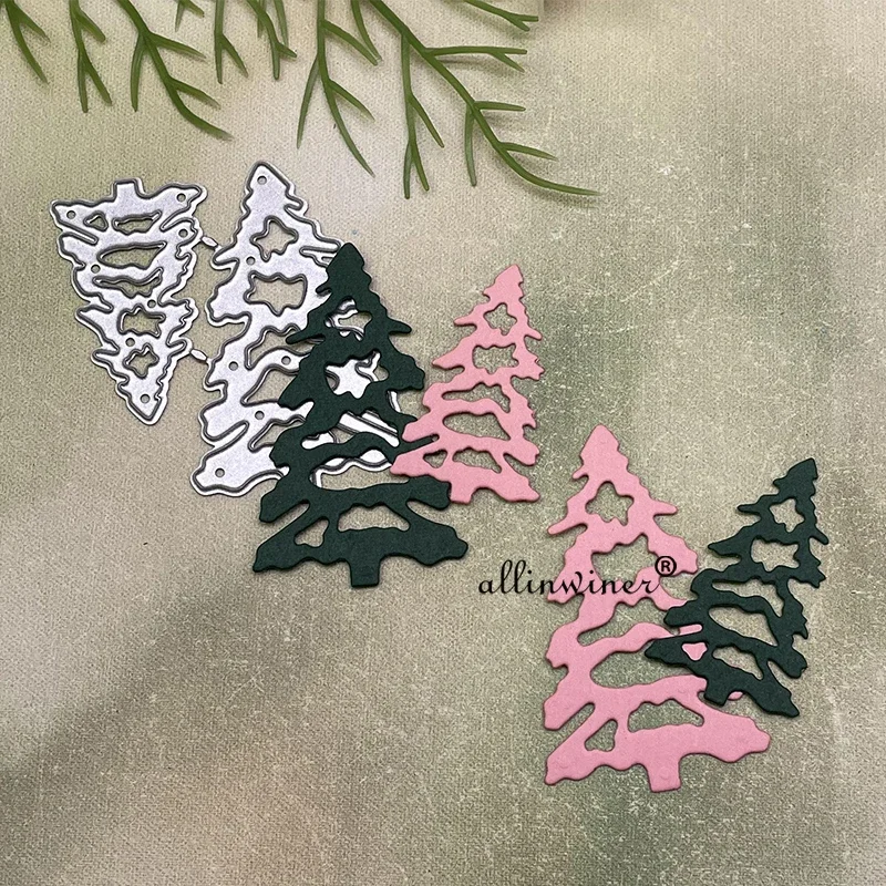 Weihnachtsbaum Metall-Stanzschablonen für DIY Scrapbooking, dekorative Prägung, Handarbeit, Stanzschablone