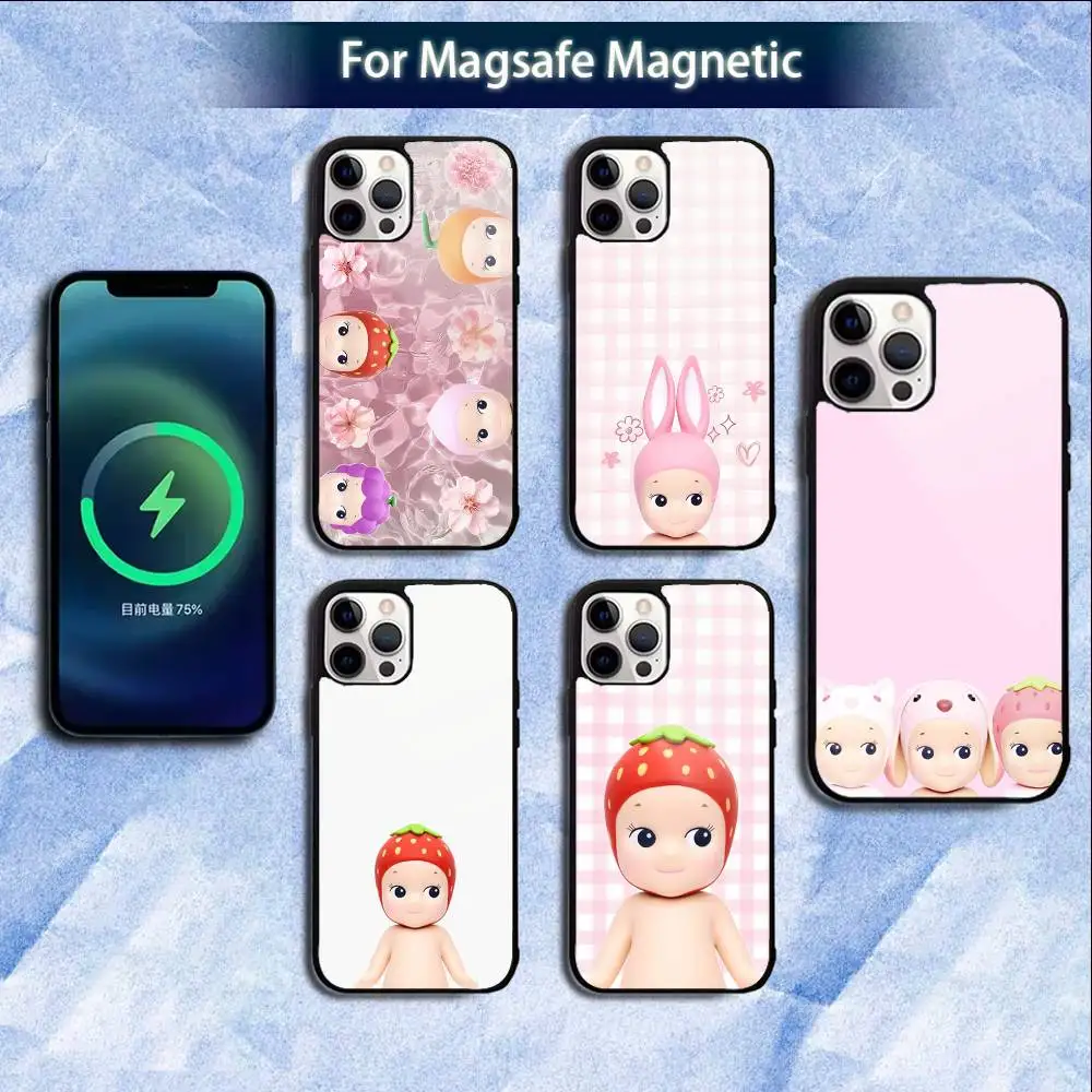 

Cute S-Sonny Fruits A- Angles Phone Case For iPhone 16e,16,15,14,13,12,11,Plus,Pro,Max,Mini Magsafe Magnetic Wireless Charging
