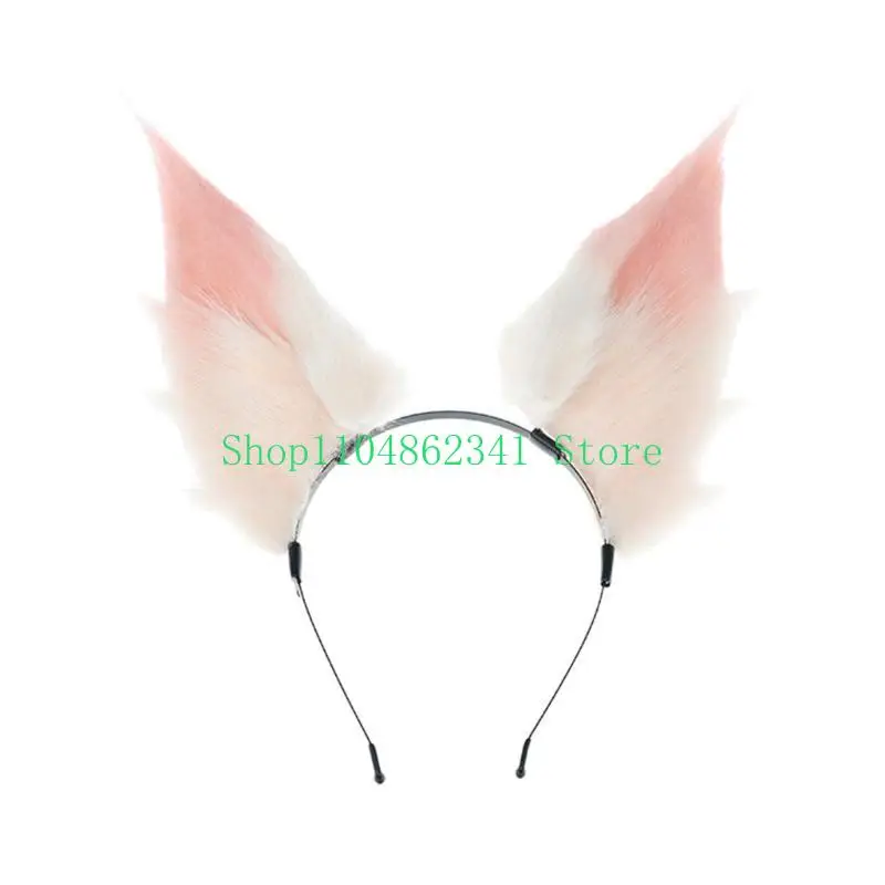 5ASD人工耳ヘアバンドアニメメイドヘッドバンド女性ステージパフォーマンスヘアフープ