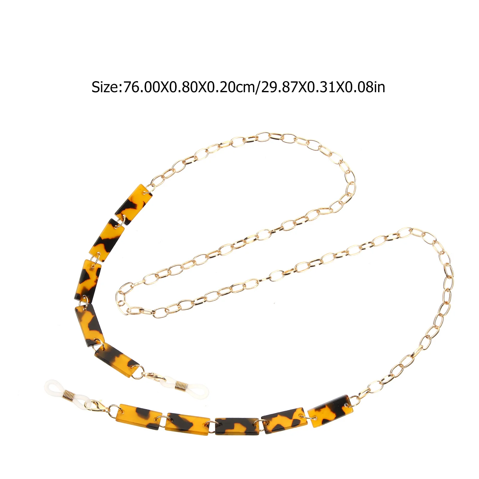 سلسلة نظارات خارجية من النحاس الفاخر، حامل نظارات متين قابل للتعديل للرياضة والمشي لمسافات طويلة وصيد الأسماك ومضاد للفقدان من الزجاج المريح #4