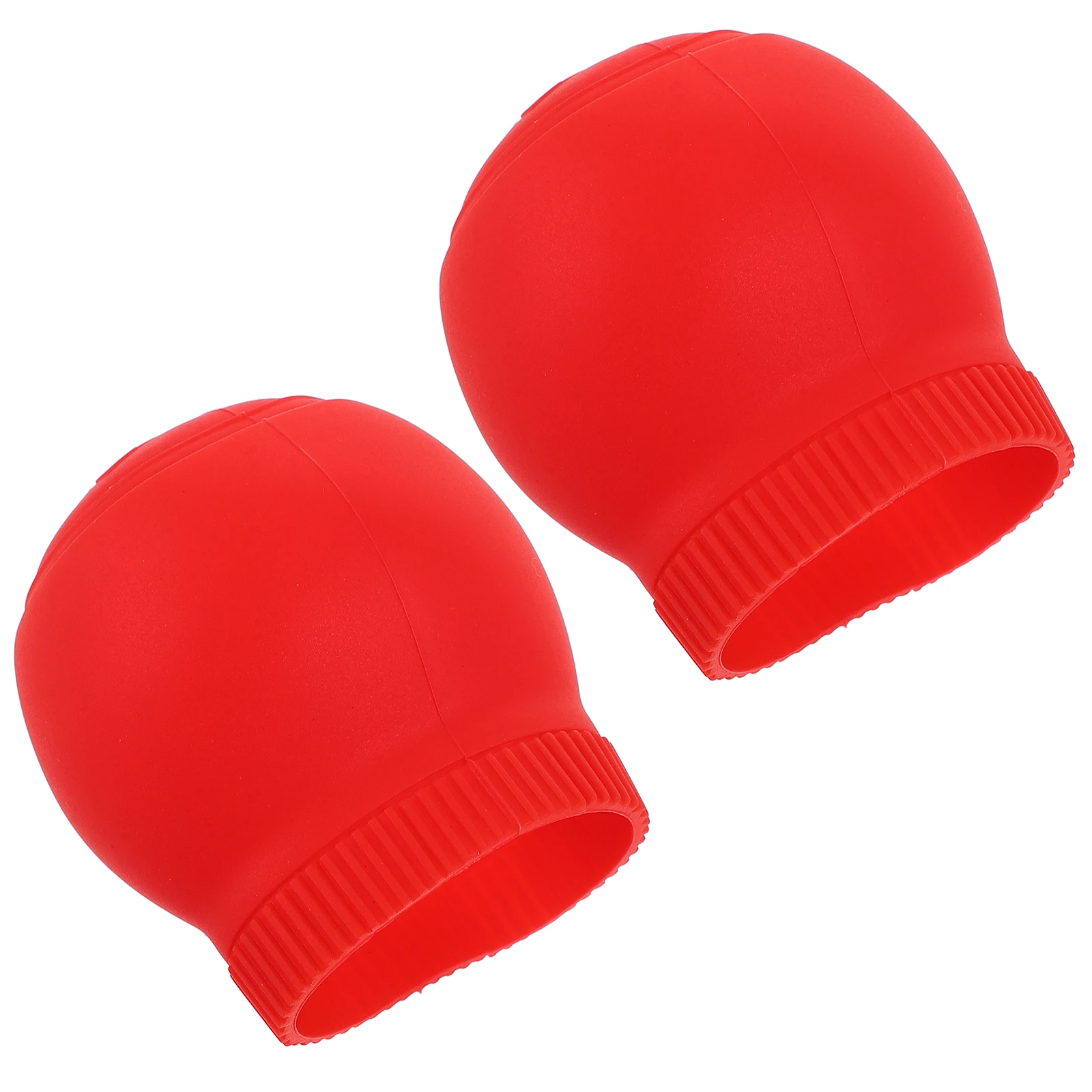 

2pcs Universal Silicone Gear Shift Knob Cover 5 Speed Anti Slip Wear Resistant Manual Transmission Vehicle Interior Accessories