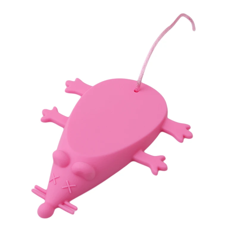 Mouse-forma de silicone porta rolha, 1 parte, bonito, para a segurança do bebê, decoração de casa, 6 cores, 971169