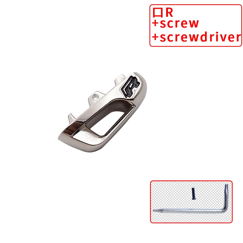 Xinyuexin Glänzendes Metallteil Tastatur für VW Gollf 7 MK7 für Skoda Octavia A7 für Seat Remote Keyless Auto Metallteil für Golf Mk7