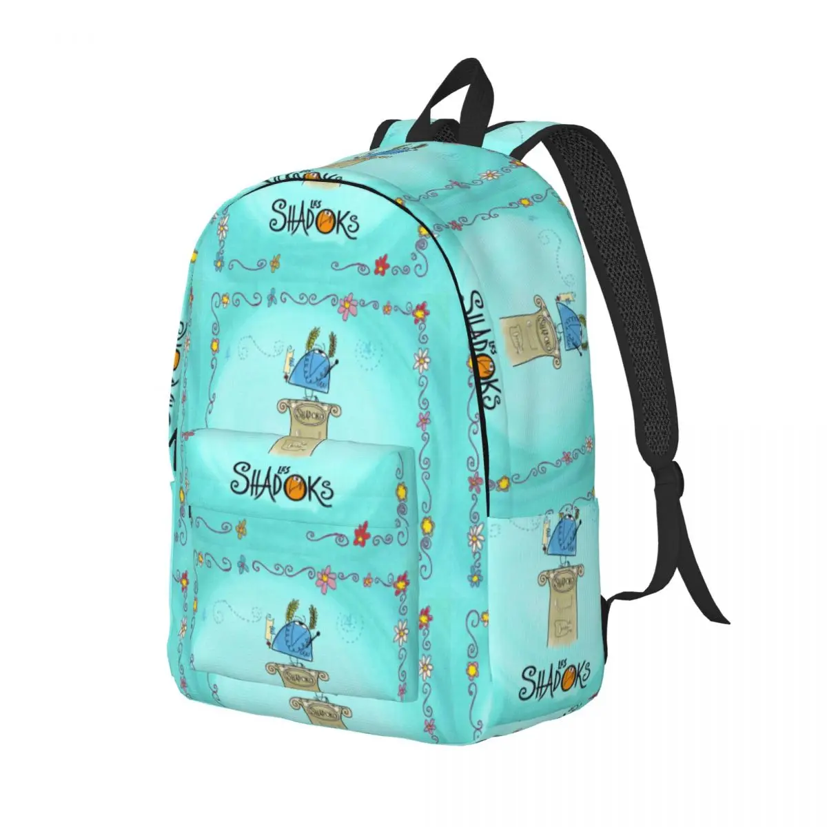 Back To School Gift Funny Retro Washable Rucksack L-Les Shadoks Vintage Couple Kindergarten Bag Travel