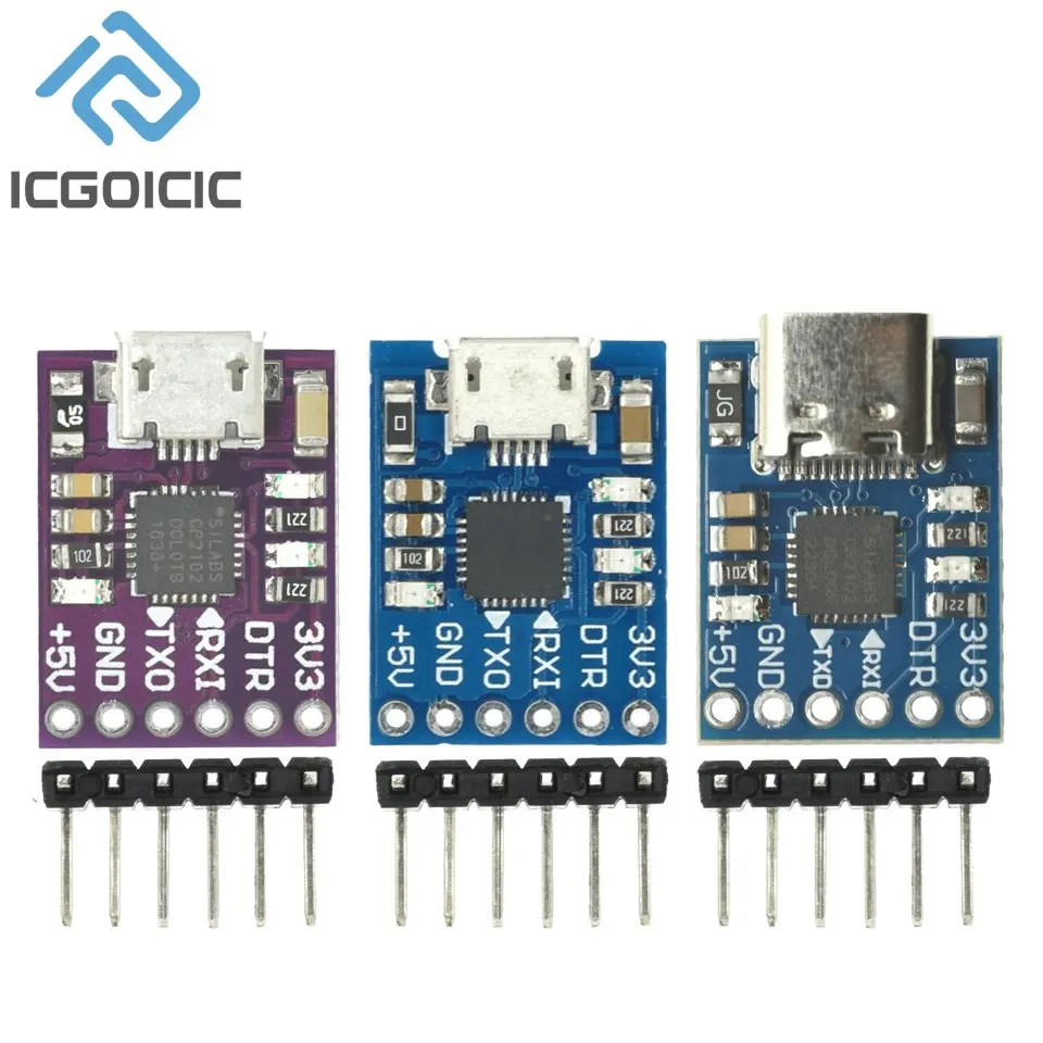 CJMCU CP2102 Type-C MICRO USB To UART TTL Module 6Pin Serial Converter UART STC Replace FT232