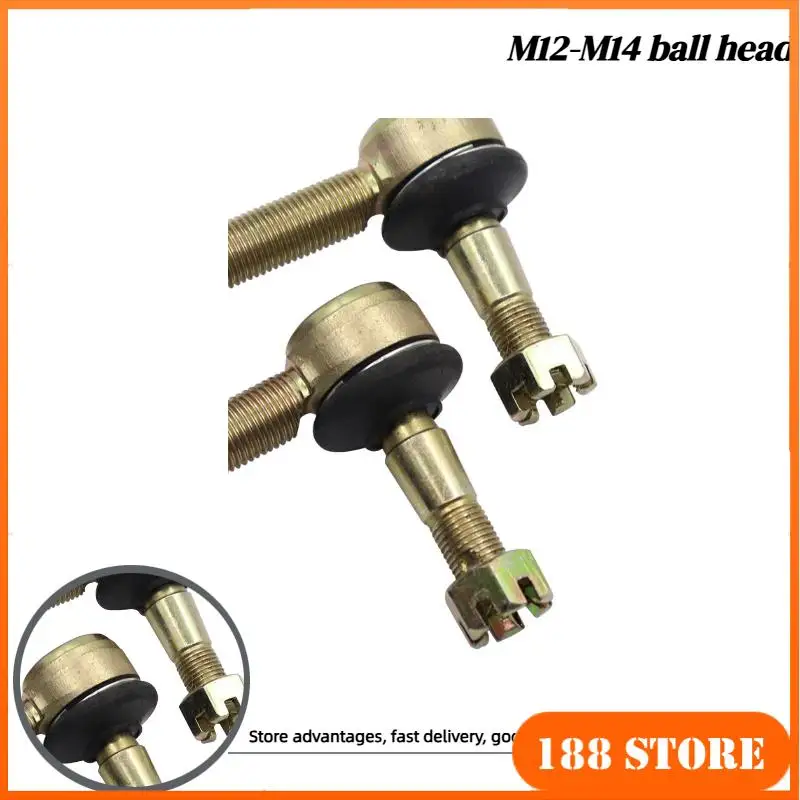 M12-M14 ball head pull rod, used for ATV dirt bikes, go karts, light motorcycles