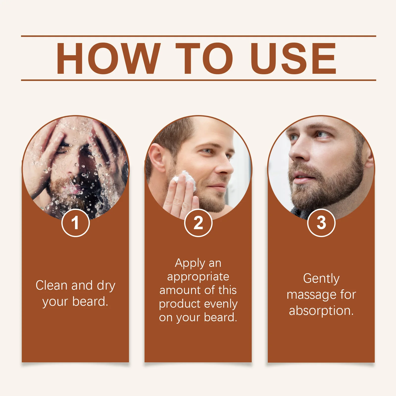 كريم العناية باللحية للرجال من إيست مون، يحافظ على ناعمة، تحسين ترطيب التصميم، سحر تغذي النمو السادة، بلسم اللحية