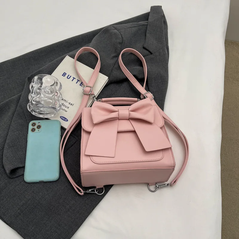 Mochilas com arco para mulheres, Mochila Crossbody elegante, Mochilas escolares para mãe e filhos, Mochilas para meninos