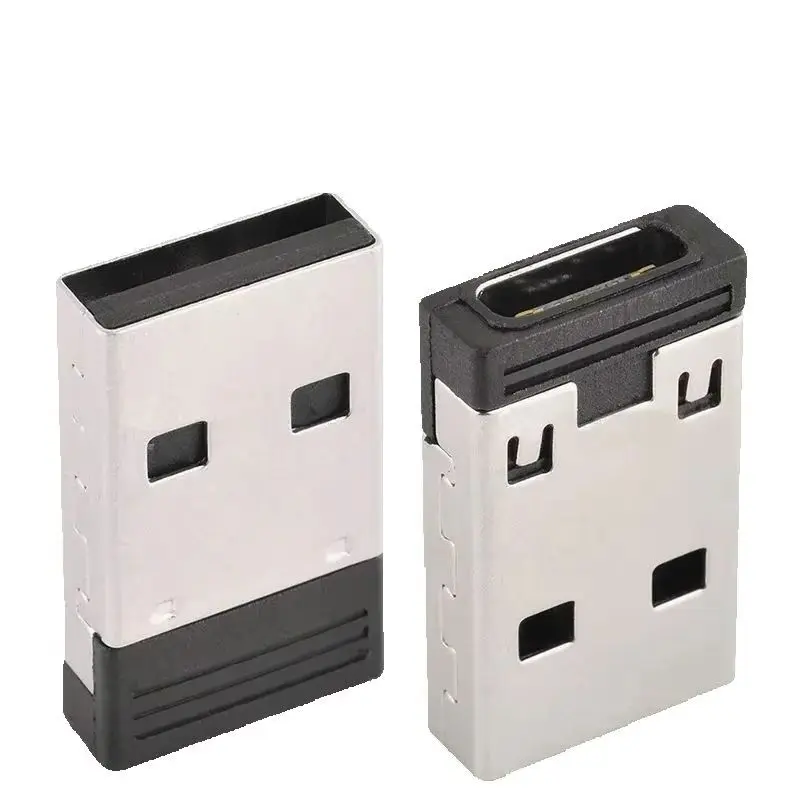 Adaptador Conversor USB Tipo C Fêmea para USB Macho para Carregador OTG para Xiaomi Redmi Samsung Huawei