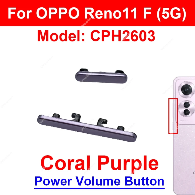 ل ممن لهم رينو 11 Reno11 11 F برو 5G على إيقاف أزرار حجم الطاقة حجم الطاقة حتى أسفل الجانب مفتاح إصلاح أجزاء