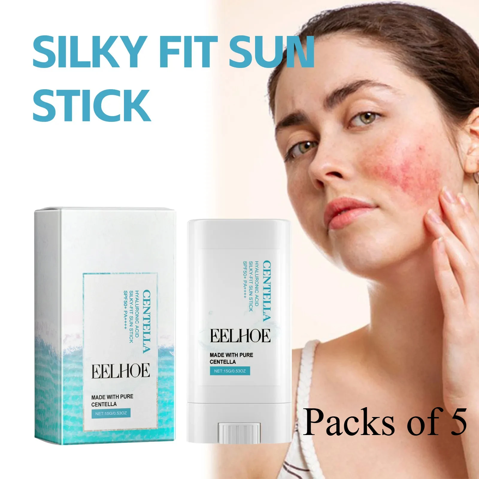 Bâton de crème de protection soyeuse, isolation extérieure, prévention du bronzage UV, hydratant, rafraîchissement de la peau, non Grework, soins du visage et du corps, été