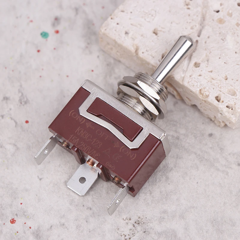 

Marine Waterproof Toggle Switch 12V DC 30A Heavy Duty 250V AC 15A SPST 2 Pin ON Off Switch with Weatherproof Boot Cover