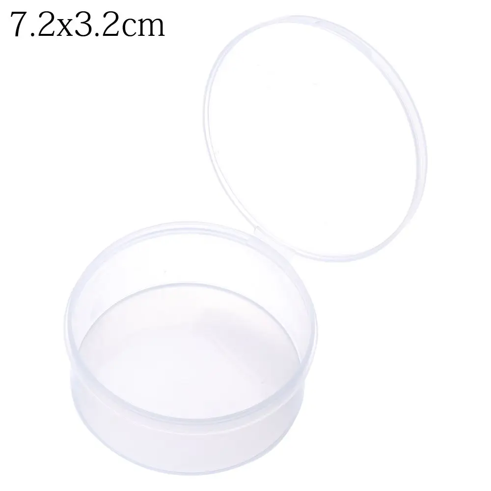 Transparent Nail Art Screw Storage Hardware Case Small Storage Box Beads Container Jewelry Organizer Case Pill Chip Box