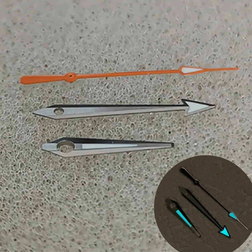 

NH35 NH36 Hands Blue Luminous Watch Hands for NH35/NH36/4R/7S Movement Three-Pin Pointers Needles Modified Watch Accessories