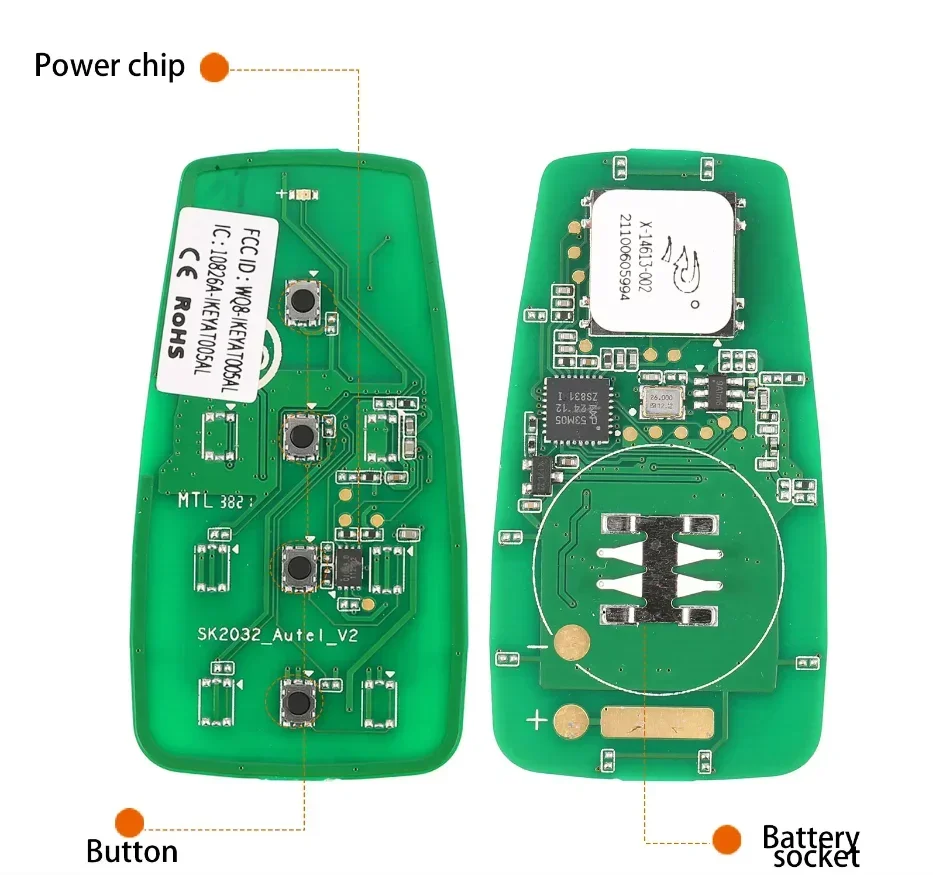 Autel Universal Smart Key AT002AL AT003BL AT004AL/BL/CL/EL AT005CL AT006BL AT007AL for MaxiIM KM100 IM508 IM608 PRO Smart Key view 3