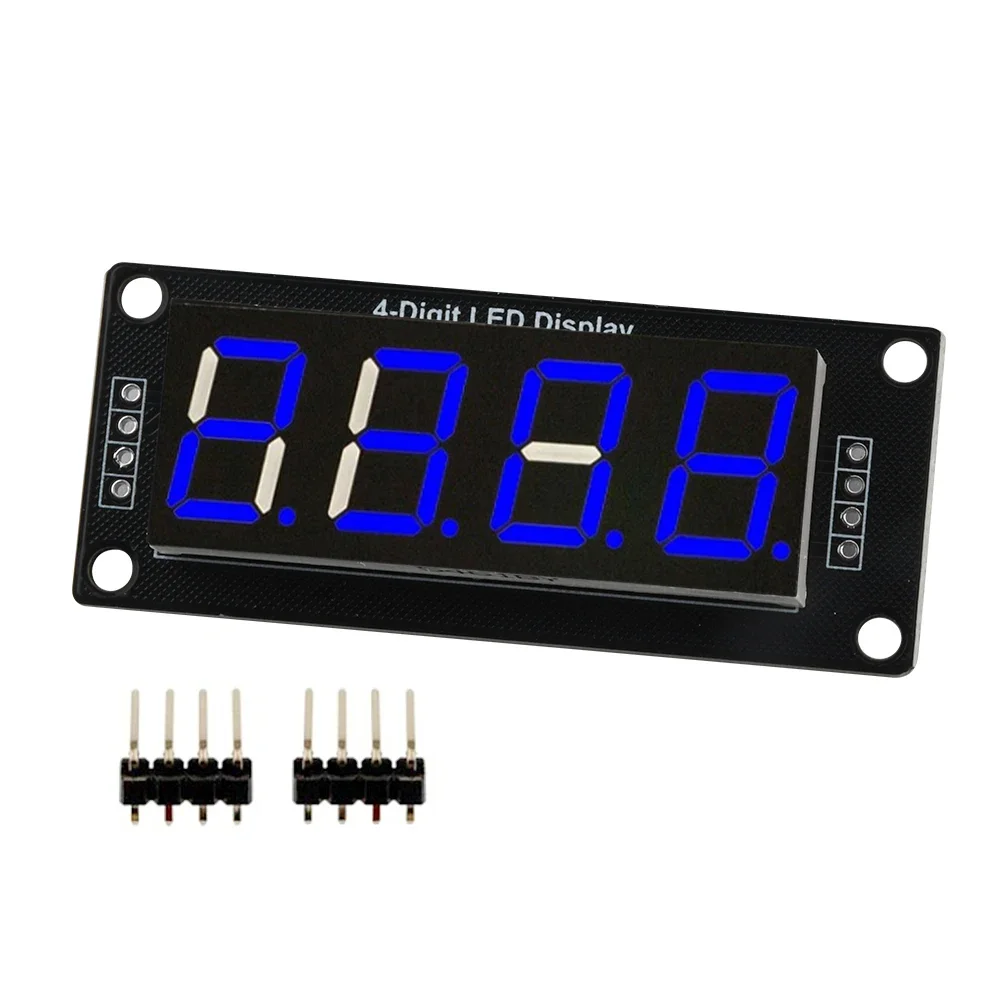 0.56 inch TM1637 LED Display Module for Arduino 4 Digit 7 Segment Time Clock Indicator Tube Module Red Blue Green Yellow White