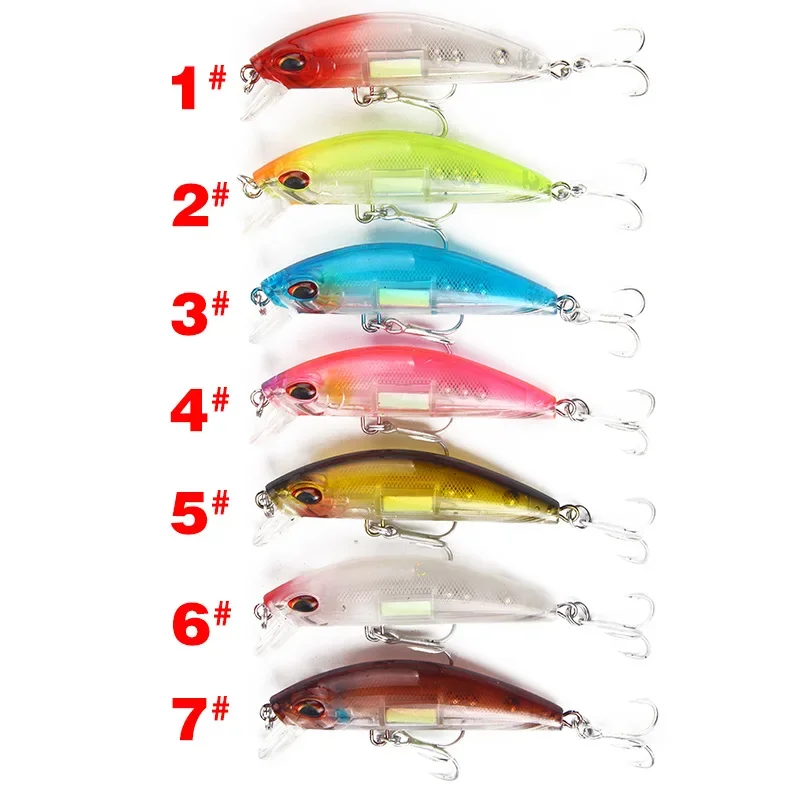 Lure Simulated Fake Bait Plastic Hard Luminous Minnow Bait Ringing Bead Swinging Death Temptation Top Water Jigging Lure Jig