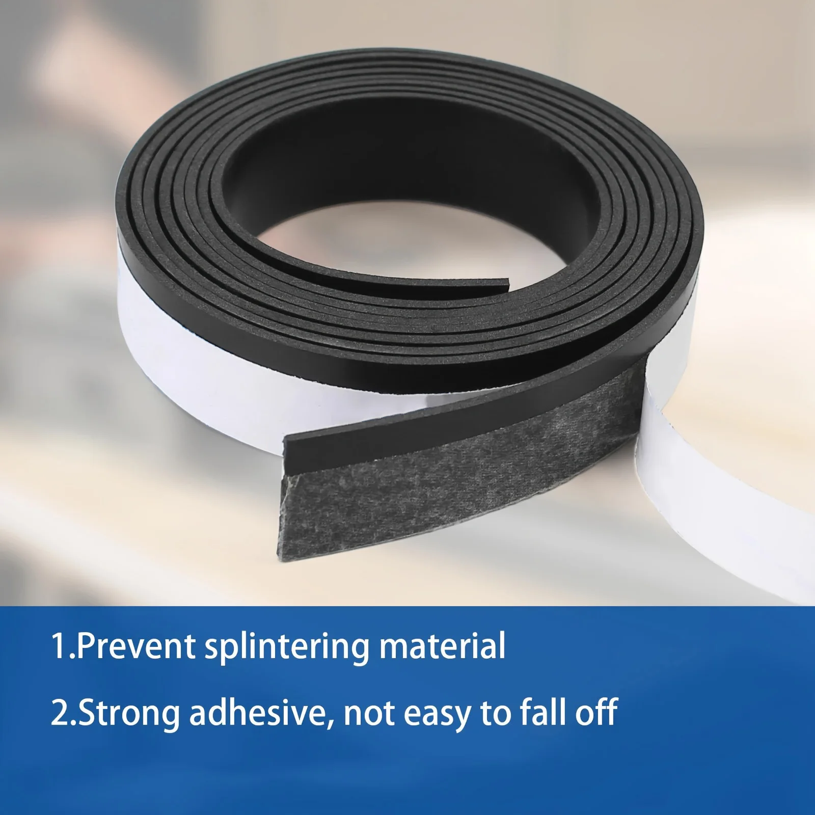 200CM Guide Rail Splinter Guard Strip - Replacement Tape for Track Saw Guide Rails Durable, Guide Rail Anti-crack Rubber Strip