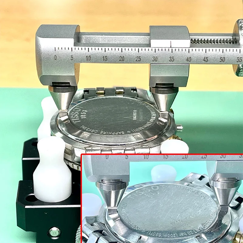 KWONG YUEN Uhrenreparaturwerkzeug Uhrenklauenöffner für Rolex Omega Rückdeckel-Entfernung Uhrenöffner – Detail 3