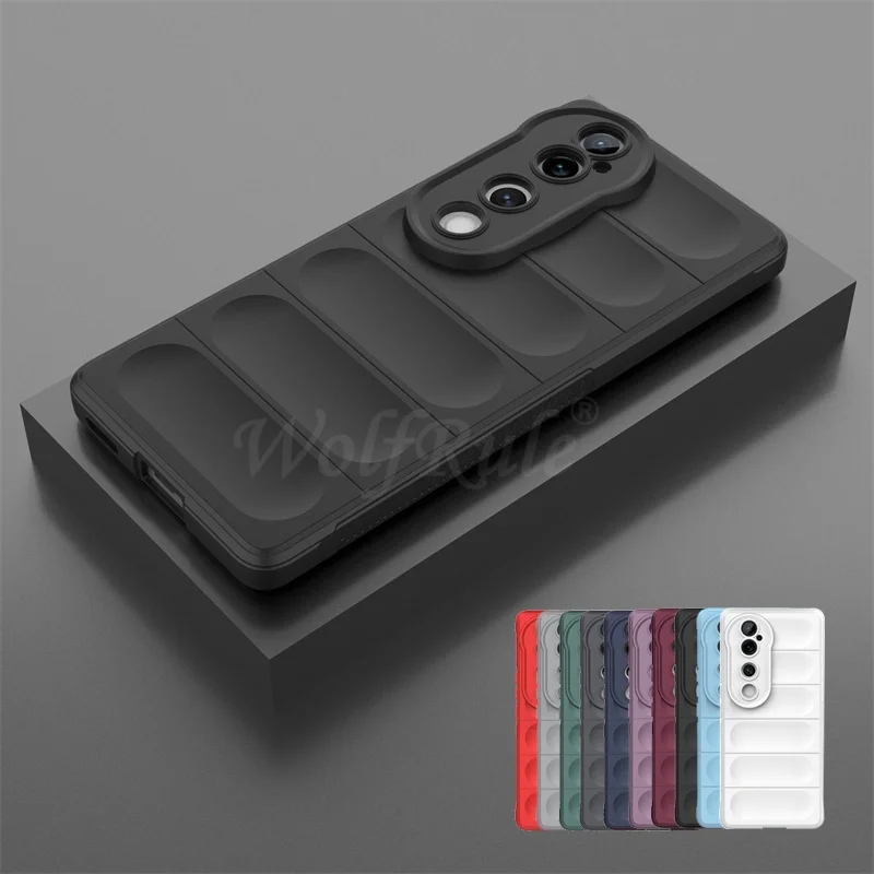 For Vivo V40 Case Cover Vivo V40 V 40 Capa New Skin-Friendly Shockproof Armor Phone Back Bumper Soft TPU Fundas Vivo V40 VivoV40