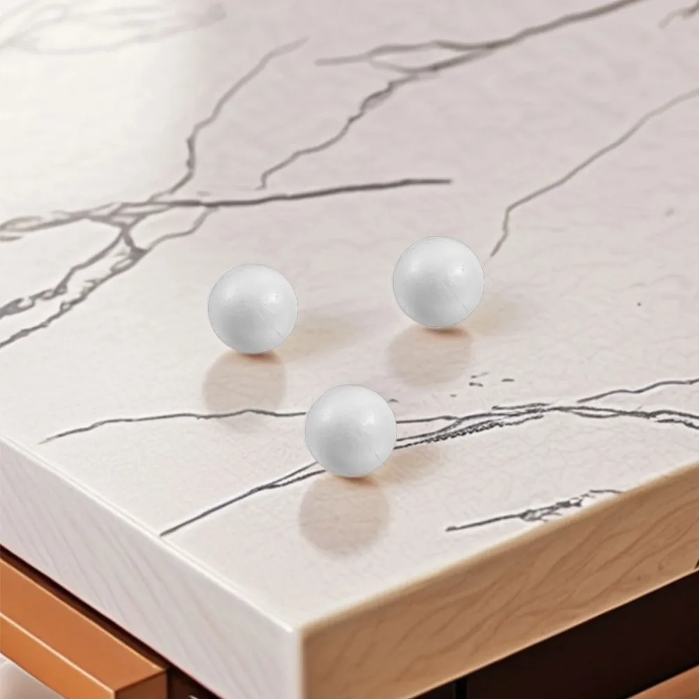 

50Pcs Polystyrene Foam Balls White Solid Foam Spheres for DIY Crafts Wedding Decorations Party Supplies Craft Materials
