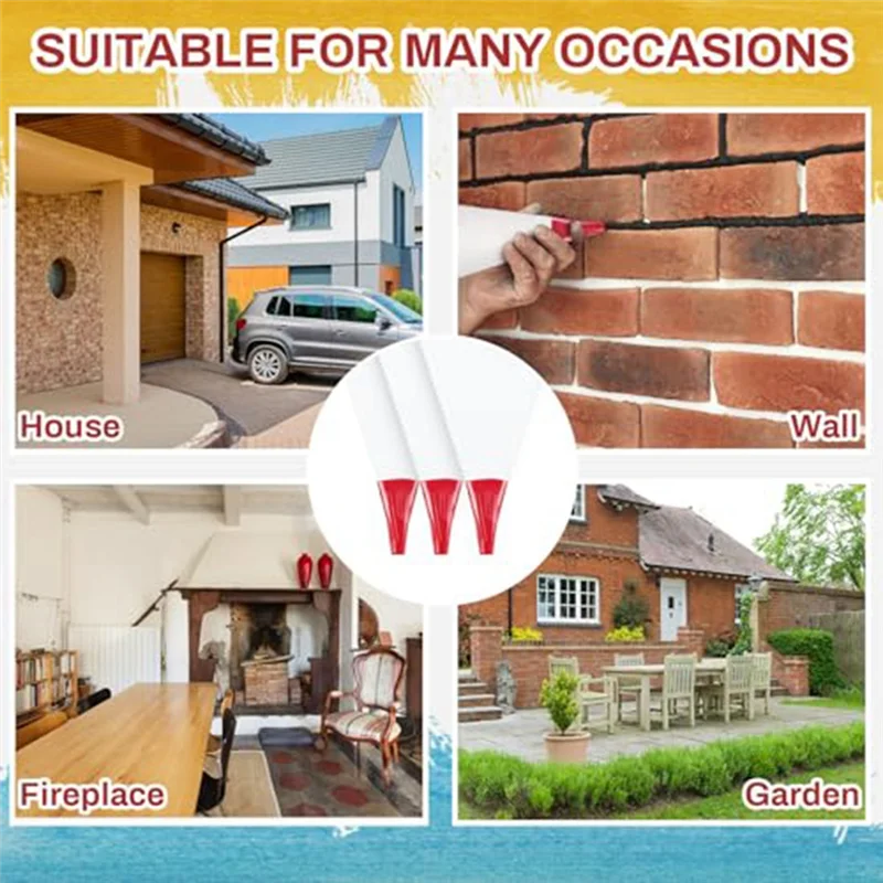 ABRN-10 Stuks Tegelvoegen Metselwerk Mortelzak Met Gegoten Tip Scheur Lekbestendig Zware Vinyl Piping Cementzak