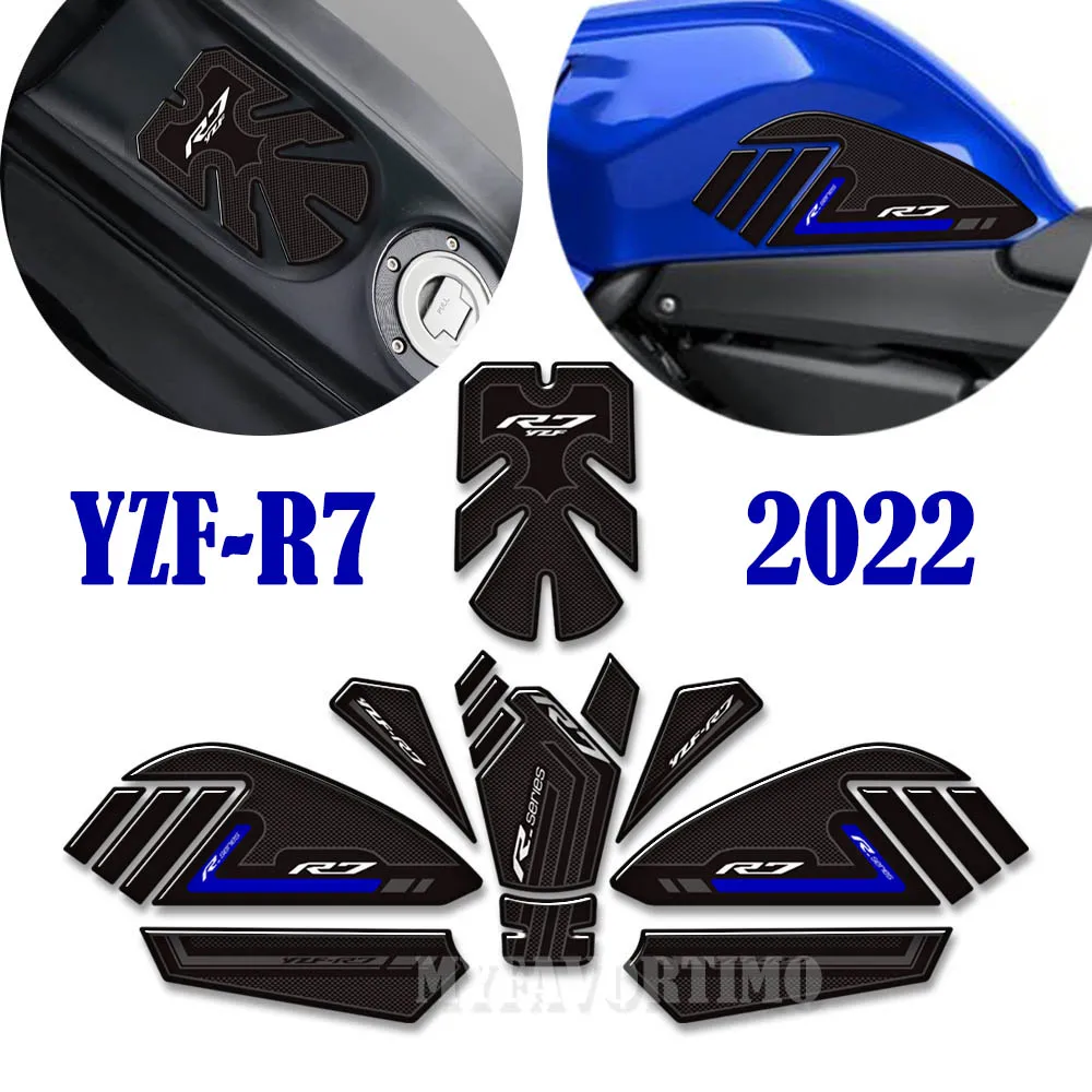 

For YAMAHA YZF-R7 YZF R7 YZFR7 HP Motorcycle Tank Pad Gas Fuel Oil Kit Knee Protector Stickers Decals 2022