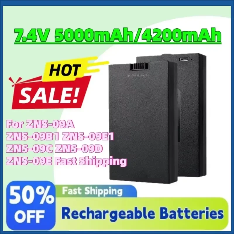 

New 7.4V 5000mAh/4200mAh Li-ion Smart Door Lock Battery for ZNS-09A ZNS-09B1 ZNS-09E1 ZNS-09C ZNS-09D ZNS-09E Fast Shipping