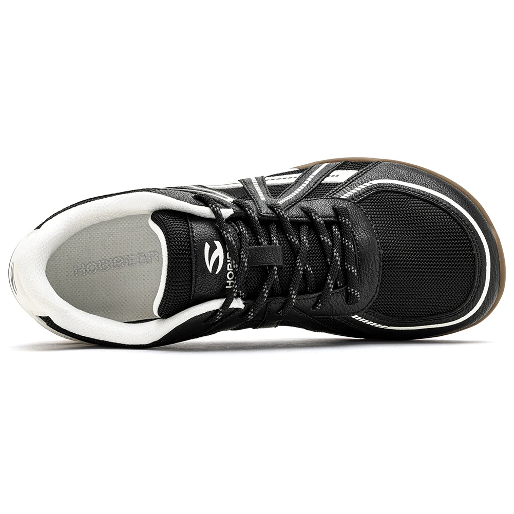 HOBIBEAR Barfuß-Laufschuhe mit breiter Zehenbox, Unisex Cross-Training-Sneaker, klassische Retro-Schnürschuhe – Detail 7