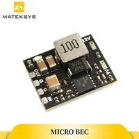 MATEK MICRO BEC 6-60V TO 5V/9V/12V-ADJ 18*15mm for RC Model Airplane Helicopter FPV Racing Drones DIY Parts