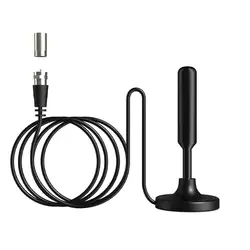 Antenne pour TV numérique d'intérieur, amplificateur de signal, récepteur de signal longue portée, antenne avec adaptateur, 720P, 1080P