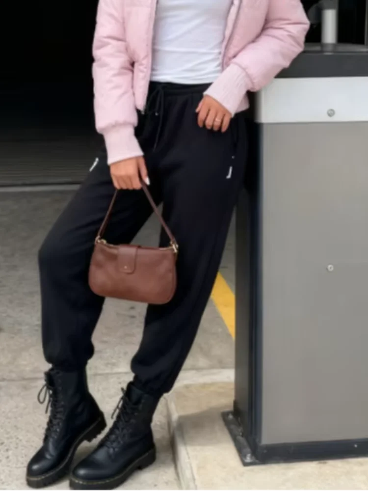 

Пуховик с капюшоном, женские хлопковые стеганые пальто, куртки с длинными рукавами на молнии, женская осенне-зимняя утепленная уличная одежда 2025