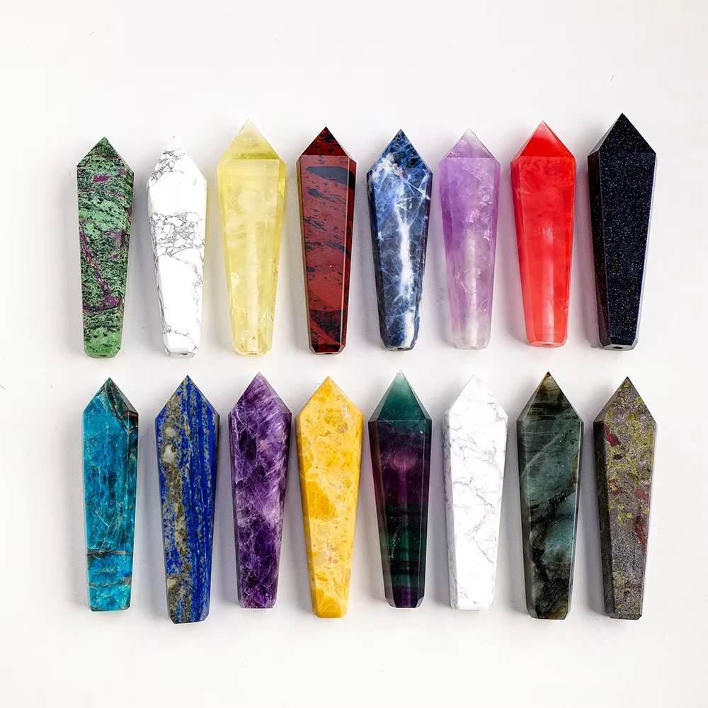 1 قطعة نقطة الكريستال الطبيعي شفاء كريستال الحرف الأحجار الكريمة نقطة للرجال نقاط عالية الكمال لهدايا العيد