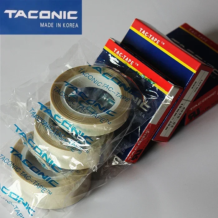 5pcs Original imported Korea TACONIC 6095-03 iron Teflong high temperature tape Korea high temperature tape 0.13*13mm 19mm 25mm