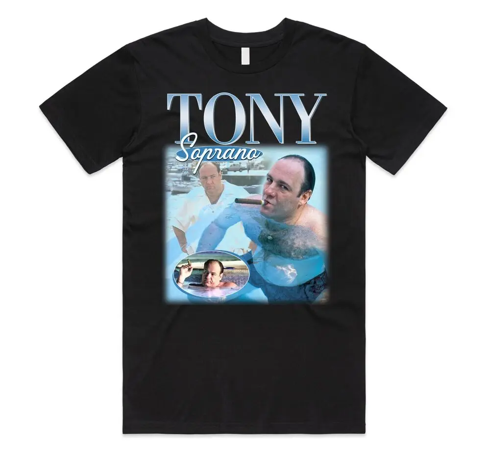 Tony Soprano Homage T-shirt Top TV Show Gift Adult Unisex 90's Vintage