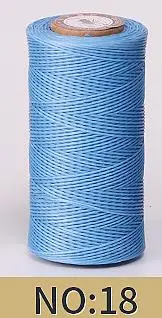Leder Handwerk DIY Projekt 150d Leder Nähen Polyester Flach wachs Schnur Durchmesser 0,8mm 50 Meter