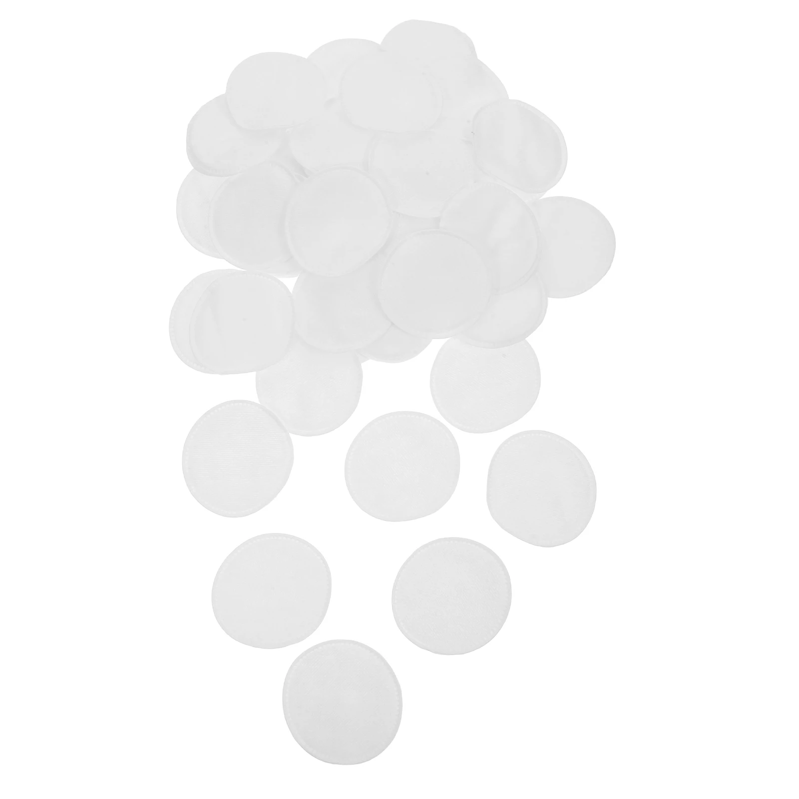 Tampons de maquillage en coton pur, 100 pièces, ronds de nettoyage du visage épais Double face pour peau sensible, outils de soins de la peau de voyage