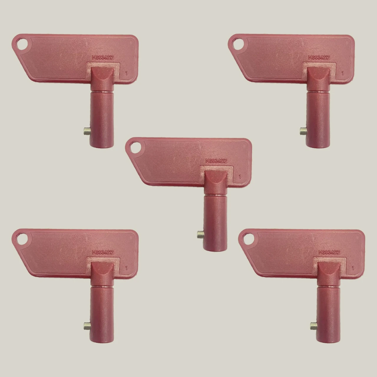 MS634212 Ignition Key Compatible With Master Battery Disconnect Isolator Key Heavy Equipment