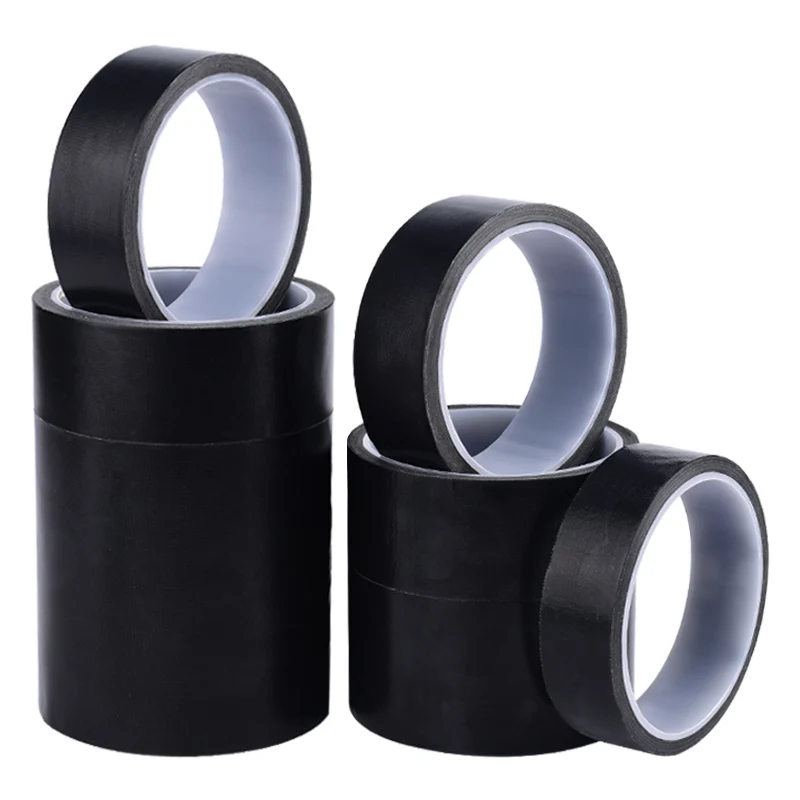 High temperature fiberglass tape, heat-resistant transfer tape, PTFE film tape, black 0.18mm thick insulation, anti-static tape