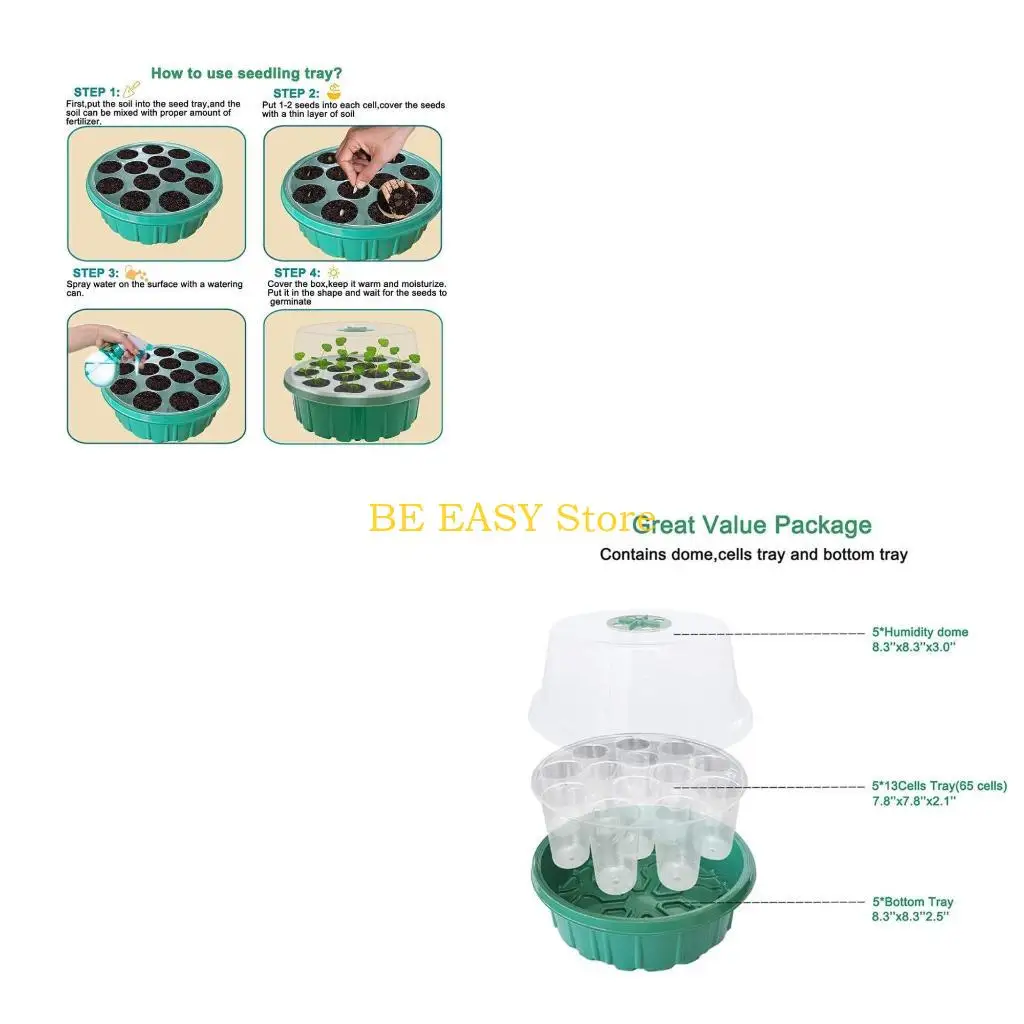 E28F 13 Ventilation Germination Box With Ventilation Hole Cultivation Planting