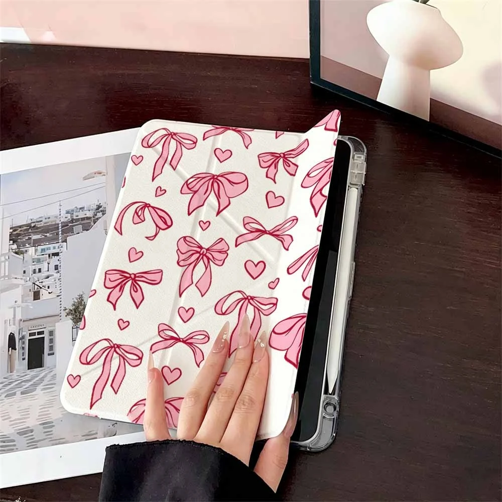 Best Seller Bow Hearts For Samsung Galaxy Tab A8 A9 A11 S6 S7 S8 S9 S10 FE Plus Lite Protective With Pen Slot Tablet Case
