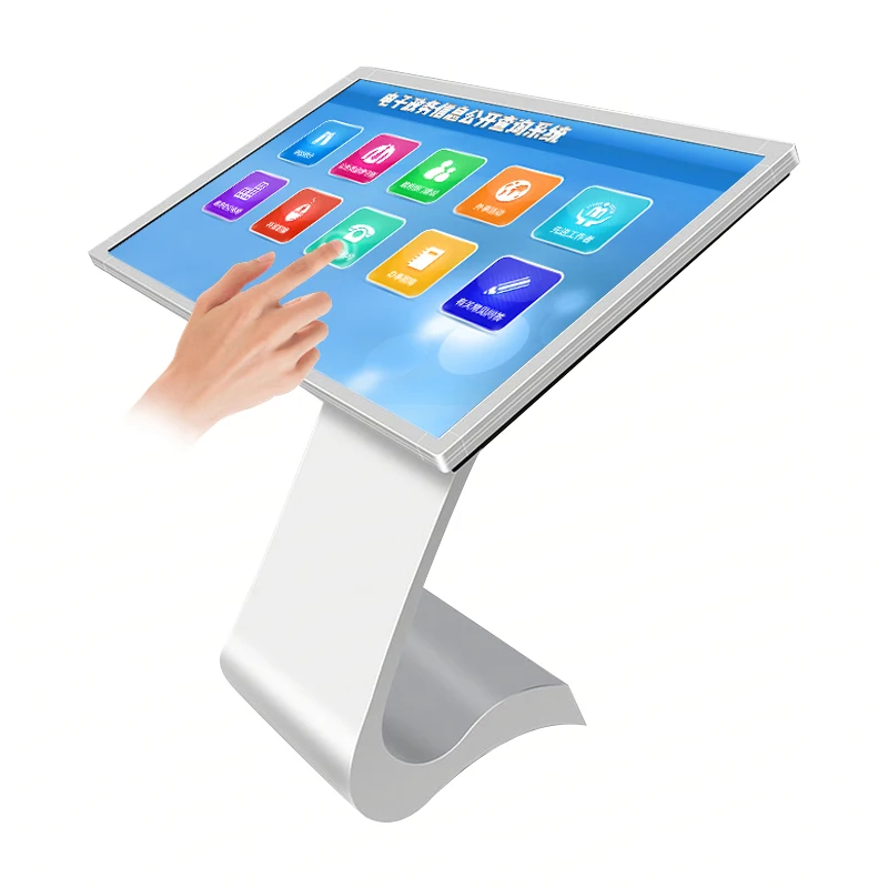 

OEM 32 43 49 55 65 Inch Horizontal Touch Screen Kiosk K Type Interactive Wayfinding System Self Service Terminal