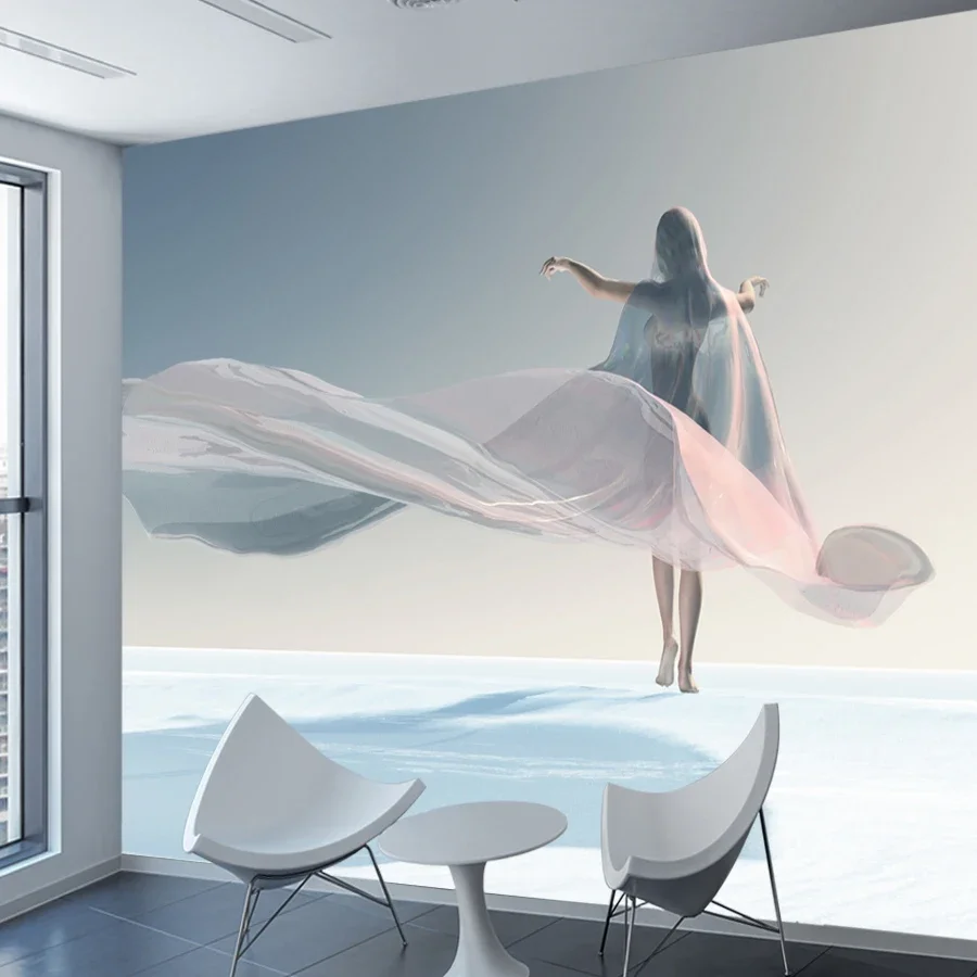 Contact Wall Papers Home Decor Peel and Stick Wallpaper Wallpapers for Living Room Figure Contact Paper Girl Pattern Wall Panel
