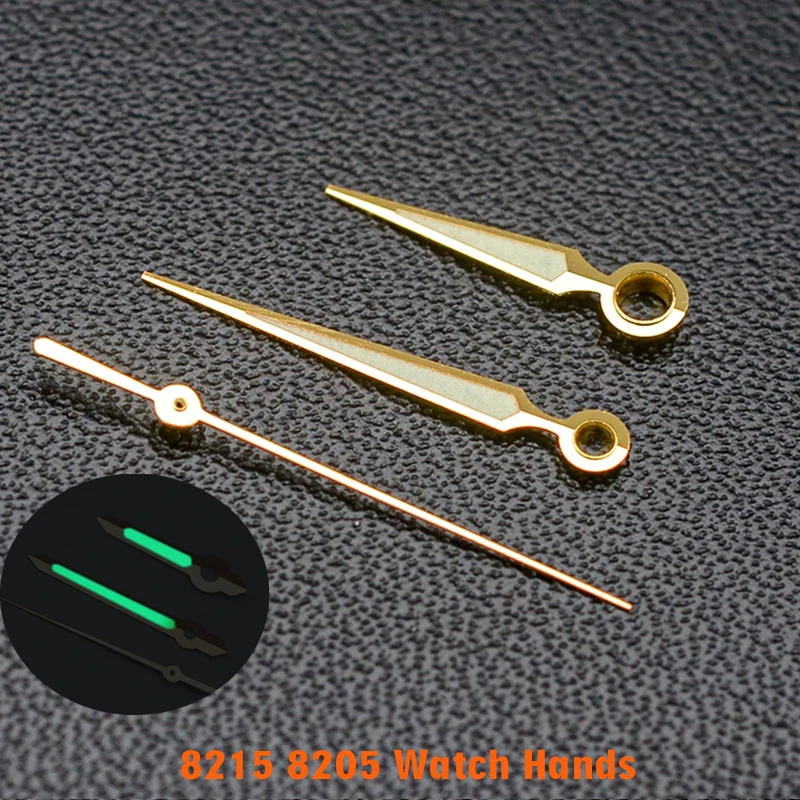 MIYOTA 8215 8205 Watch Hands for Watches Fit for 8215 8205 2813 Watch Movement Green Luminous Watch Pointer Hands