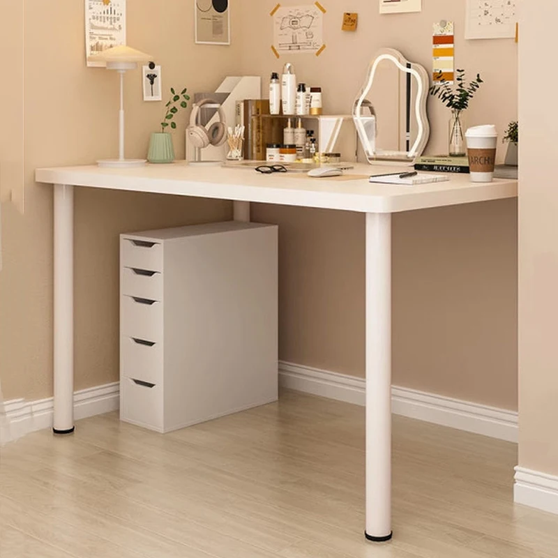 Modern Minimalist Office Desk Standing White Decoration Crafts Office Desk Aesthetic Nordic European Tavolino Unique Furniture