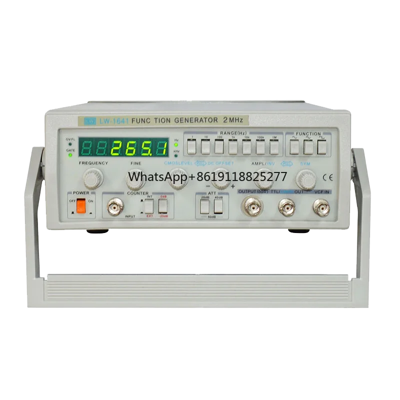 Longwei LW-1641 Digital Function Signal Generator Audio Generator 0.1Hz-2MHz Professional Electronic Measuring Instruments